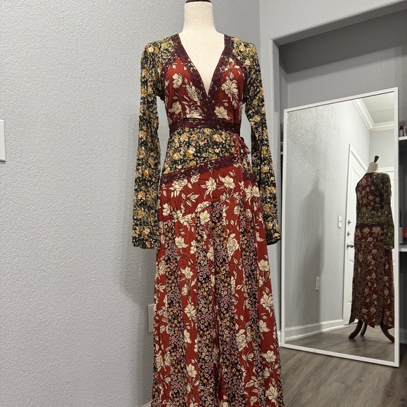 Free People Dresses & Skirts - Free People Tilda Wrap Maxi Dress